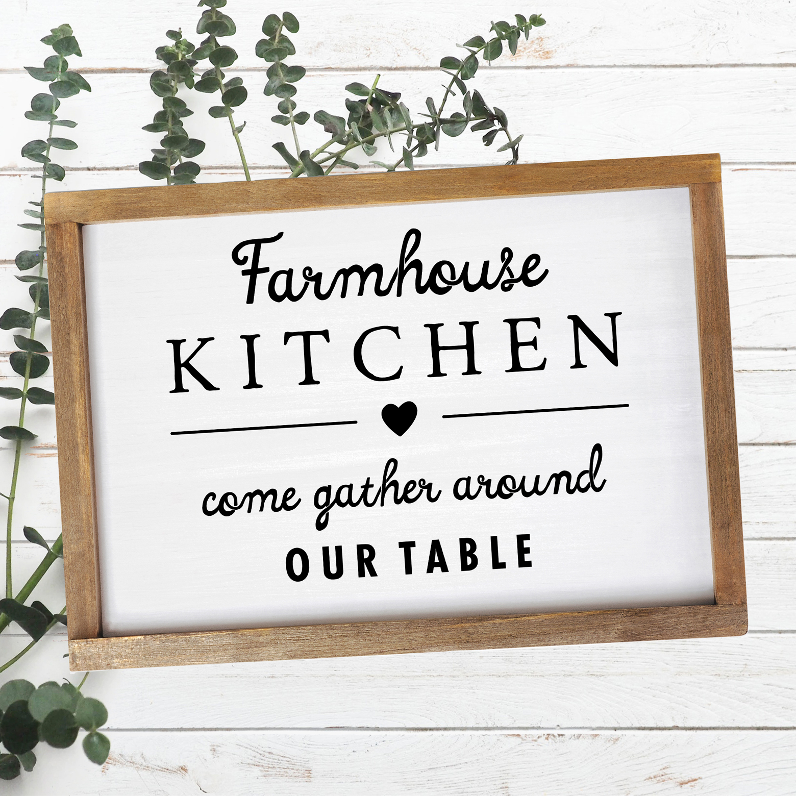 Farmhouse Kitchen Come Gather Around Our table - Crafty Cutter SVG