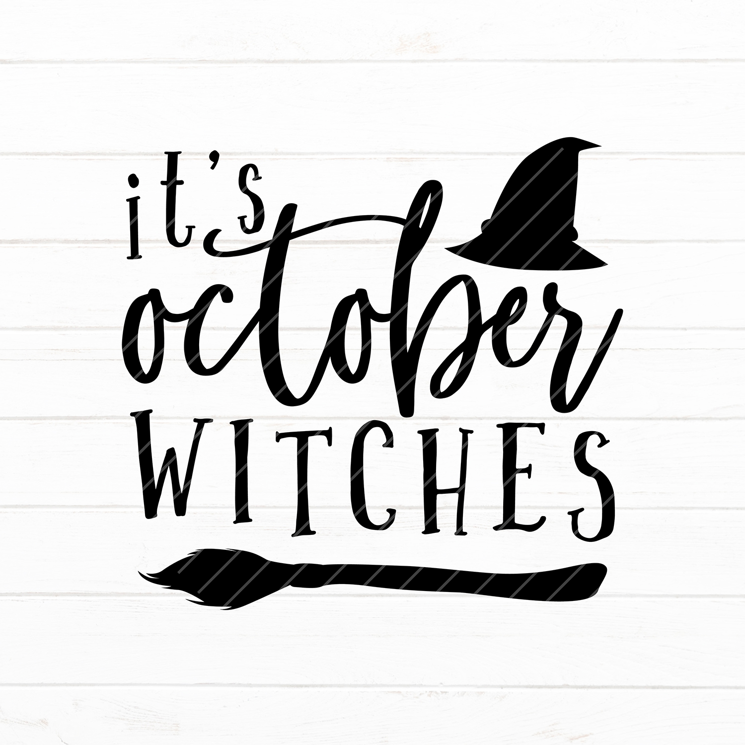 It's October Witches - Crafty Cutter SVG