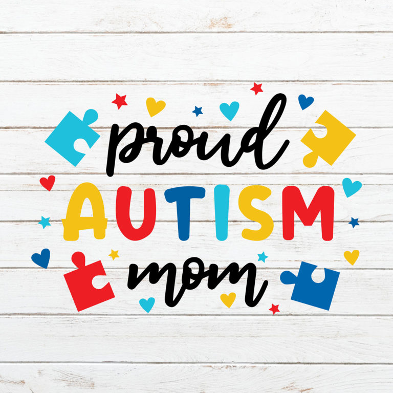 Download Proud Autism Mom - Crafty Cutter SVG